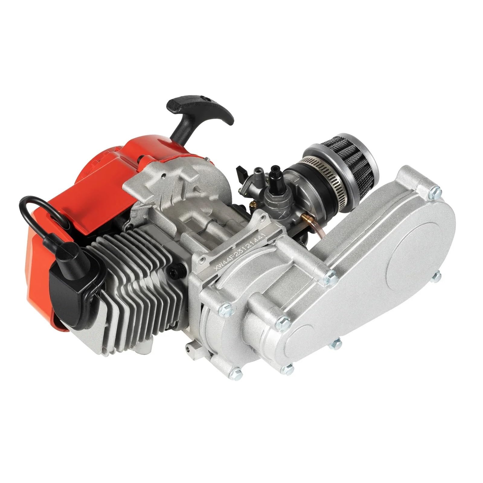 Motor De Gasolina 49 CC, 2 Tiempos, Arranque Manual, 48 Km/h, Refrigerado por Aire, Transmisión CVT. Ideal For Minimotos, Bicicletas Playa Y Cuatrimotos Rendimiento Potente