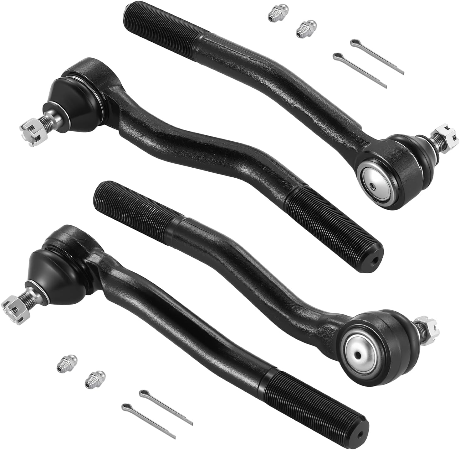 4-PC Tie Rod Ends Kits Compatible with Jeep Grand Cherokee 1999-2004,3xOuter tie rod ES3473 ES3472 ES3474,1xInner tie rod ES3475