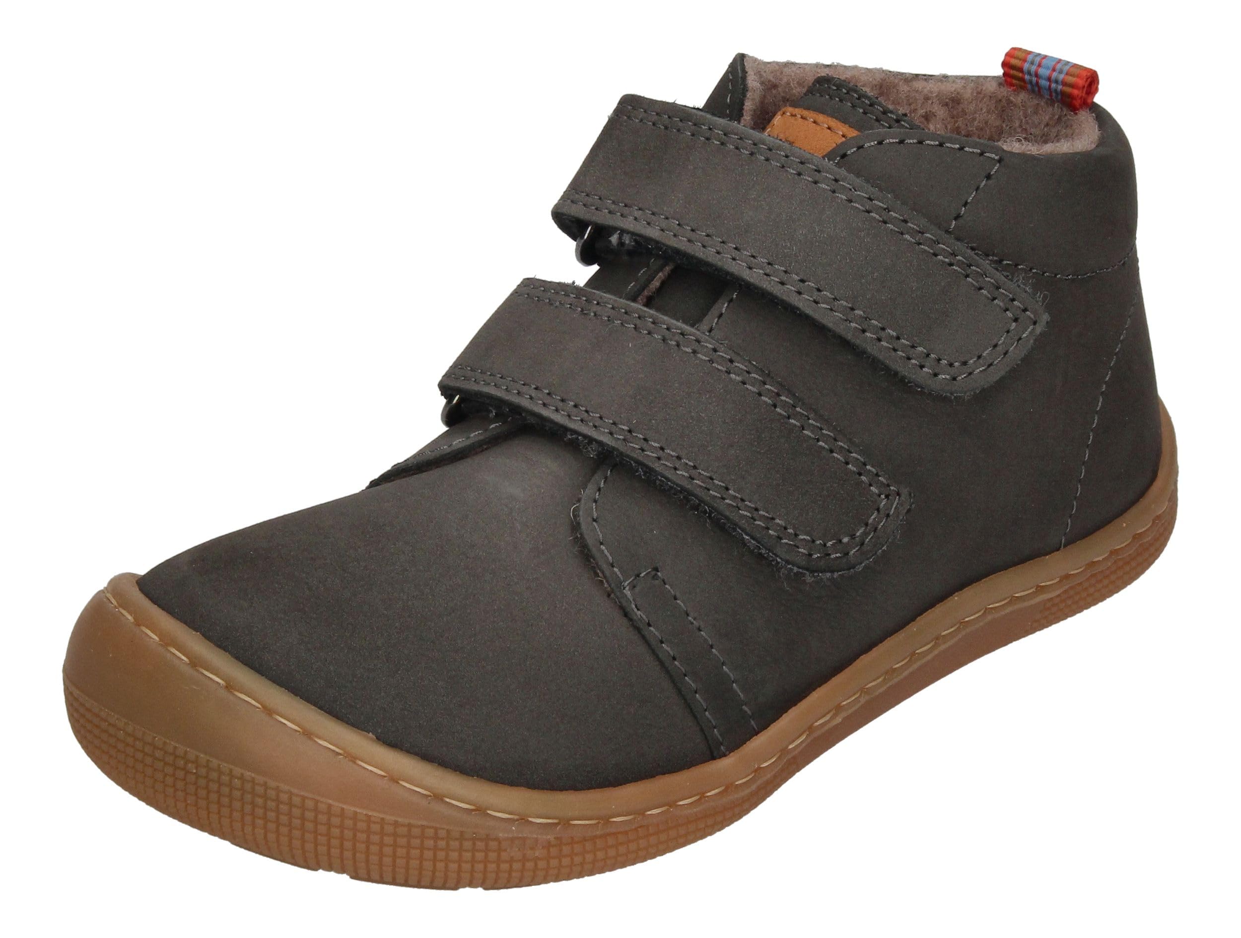 KOEL Lauflernschuh Barfußschuhe Don Hydro Leder wasserabweisend Grau, Schuhgröße:EUR 28