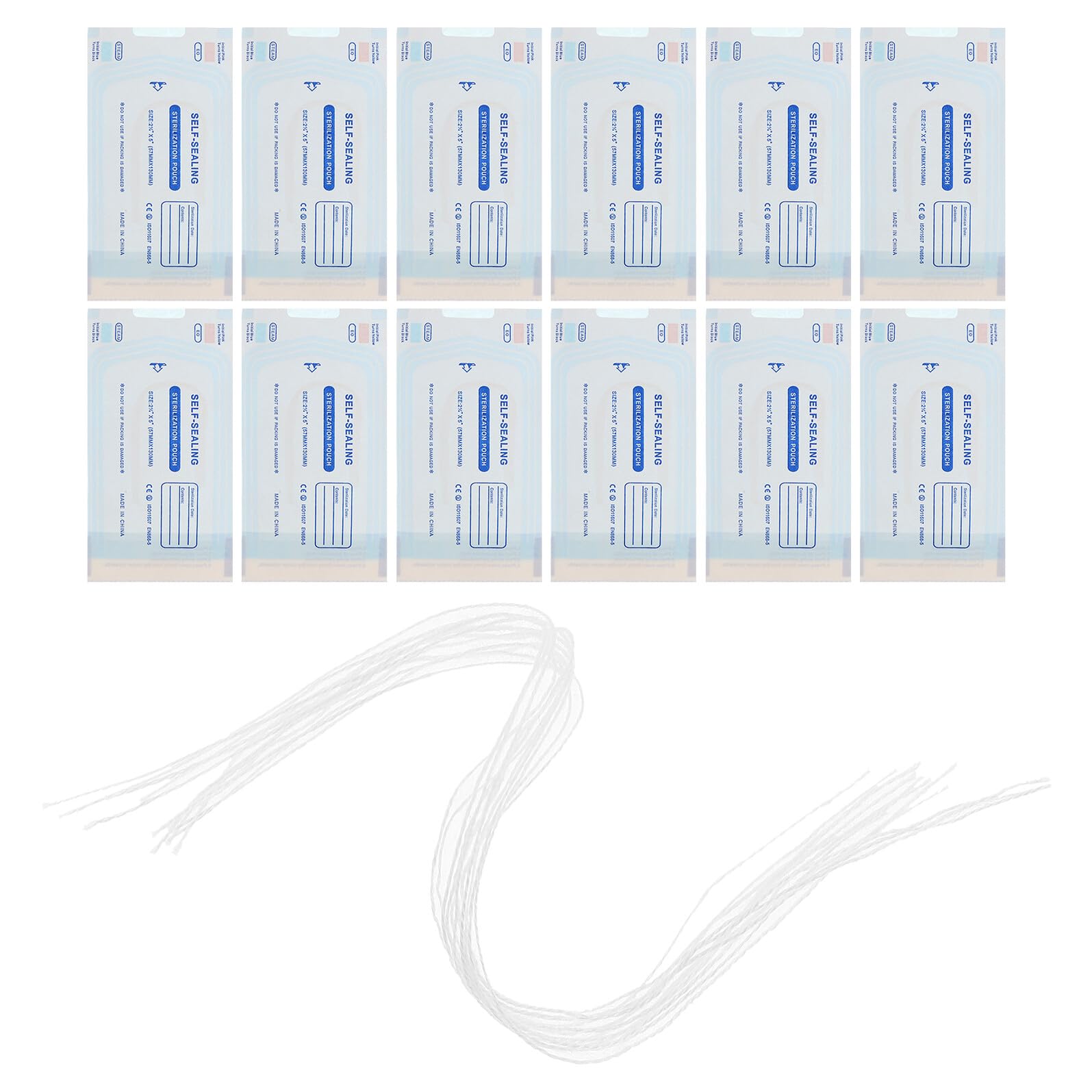 20 Packs Korean Protein Thread Lifting Wrinkle Serum for Face, Absorbable Collagen Facial Contouring Threads, White Face Tightening Serum for Fine Lines and Wrinkle Reduction