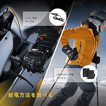 Amazon.co.jp: Hompres 瞬足発熱 電熱グローブ カーボン