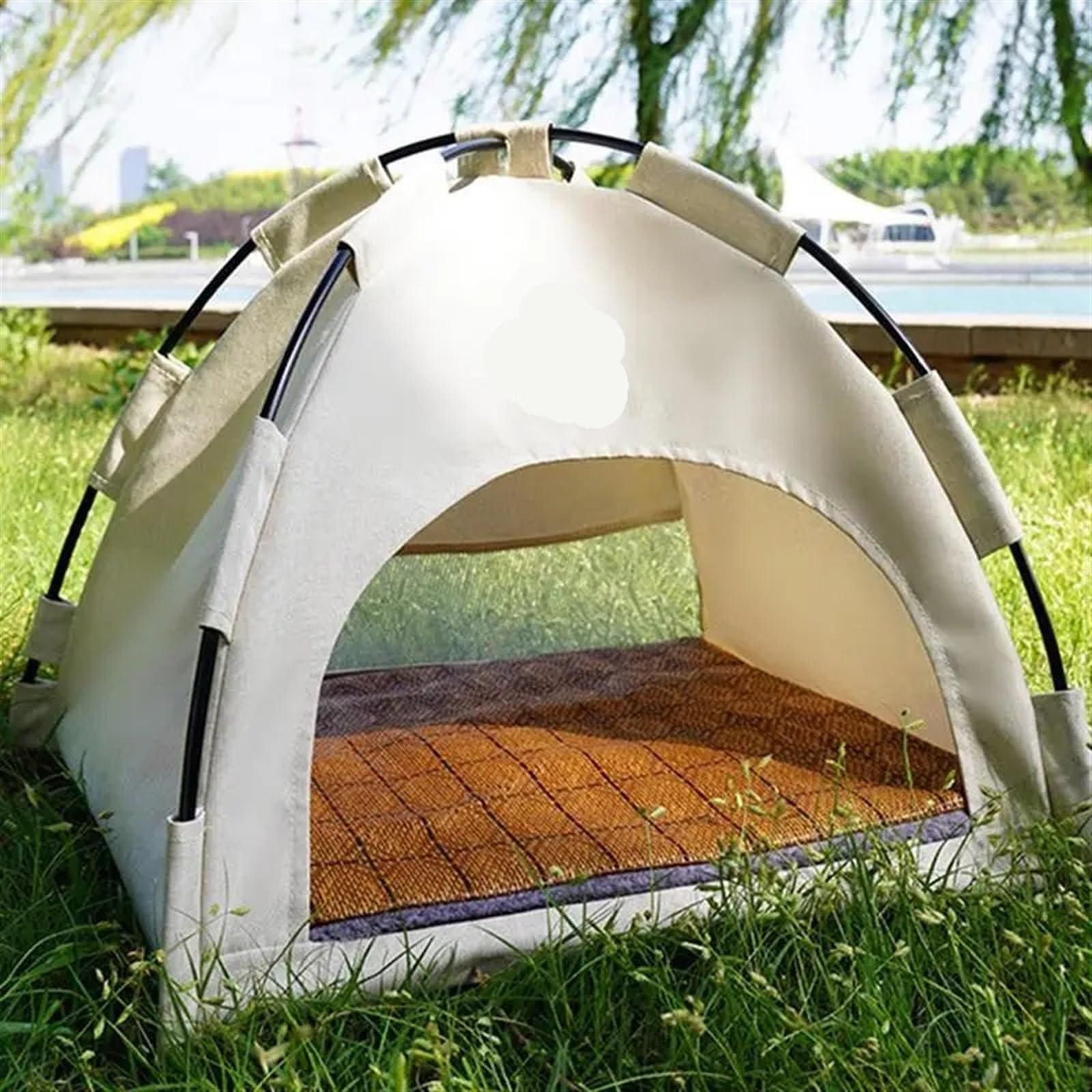 Tentpour animaux de compagnie Tente for animaux de compagnie imperméable for chien, maison de couchage respirante for chat, mini tipi portable for chaton, chenil d'été for intérieur et extérieur, four