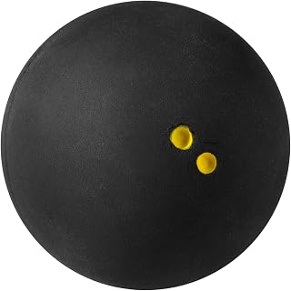 Totority Black Rubber Squash Ball for Training and Practice, Adult Teen Use | Practical Safe Design, Compact Size for Skill Drills, Convenient Choice for Practice Sessions
