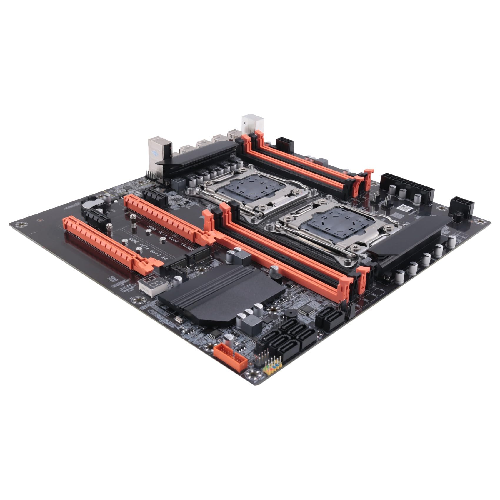 X99 Dual CPU płyta główna + kabel + kabel przełącznika + przegroda + pasta termoprzewodząca LGA 2011 DDR4 2011-V3 płyta główna CPU