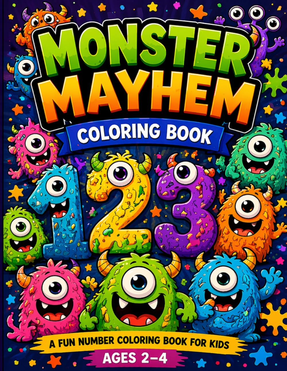 Monster Mayhem: Coloring Book