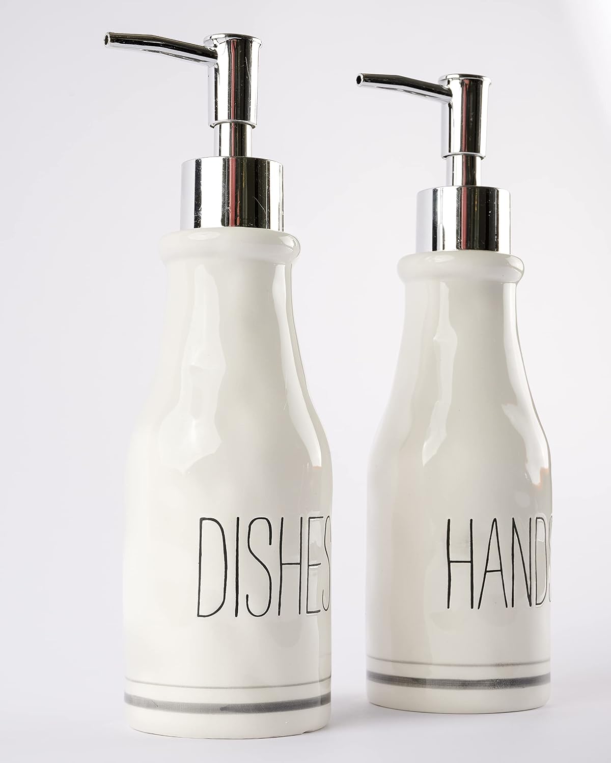 Mud Pie Farmhouse Boxed Hands and Dishes Soap Pump Set