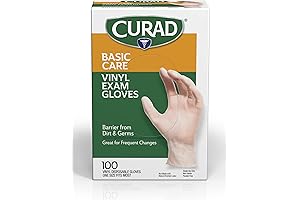 Basic Care Vinyl Exam Gloves: Your Disposable and Latex-Free Hand Protection Solution