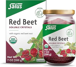 Gaia Herbs Floradix, Organic Red Beet Crystals, Nutritional Dissolving Mix-in for Food and Drinks, 7 Oz