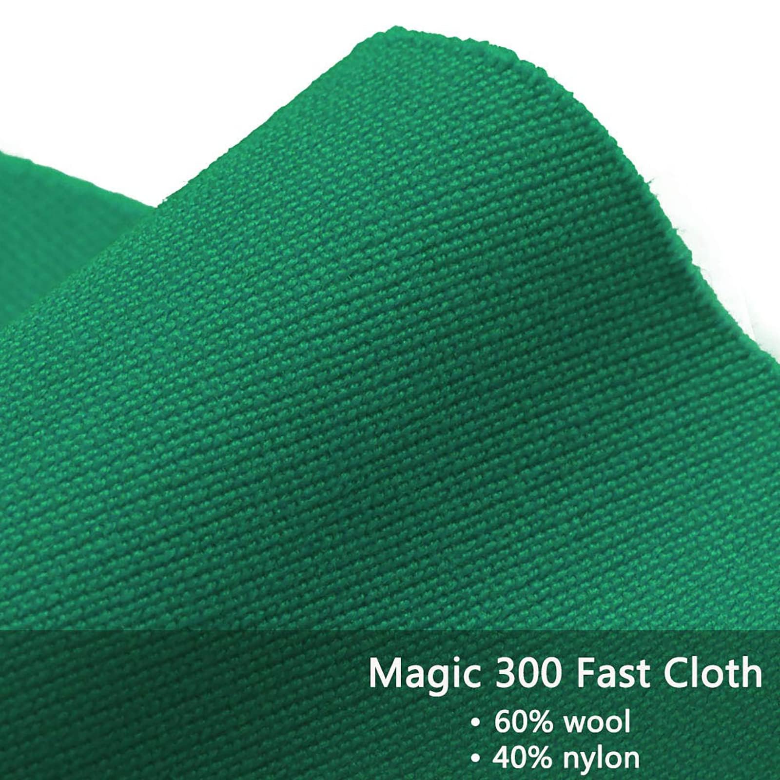 UYSELA Paño de Billar 9ft/2.75m Verde, Tela de Fieltro para Mesa de Billar Estándar 7/8/9 Pies