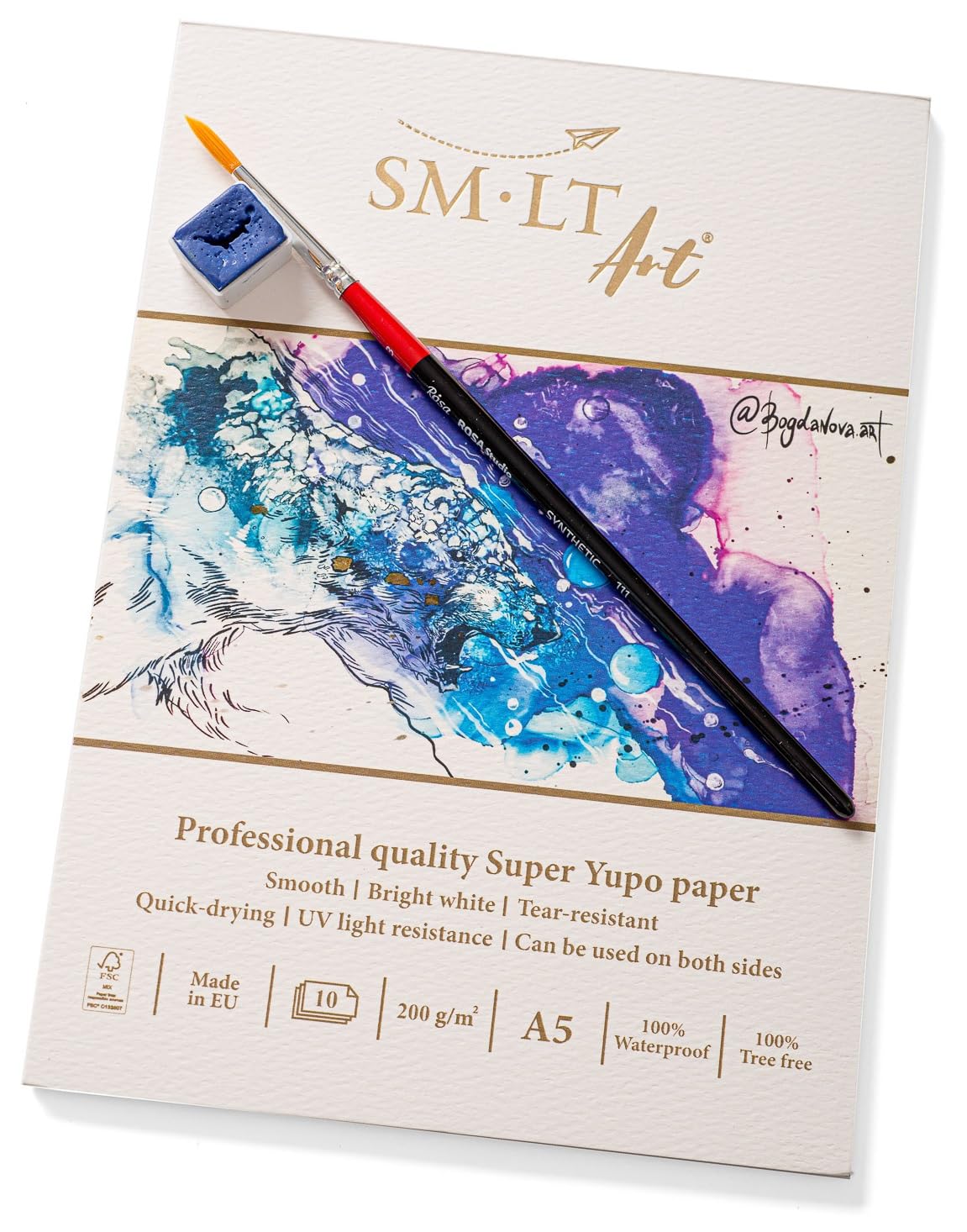 SM-LT Fine Arts Pad - Yupo - A5-10 Sheets - 200 GSM