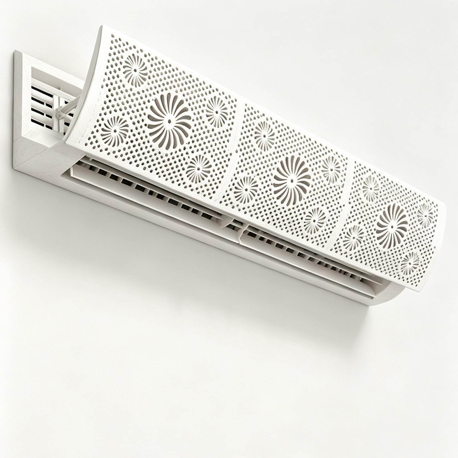 JSFYJZYZ Central Air Conditioner Deflector, Anti Direct Airflow, No Condensate, Adjust Wind Direction, Ac Air Deflector for Office