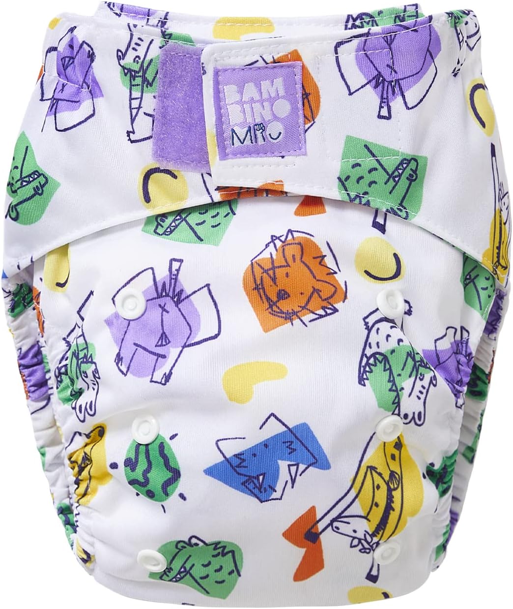 Bambino Mio, Revolutionary Reusable Nappy - Sustainable, Washable, Chemical-Free Eco Nappy from Newborn to Toddler (Chatter)OEKO-TEX STANDARD 100