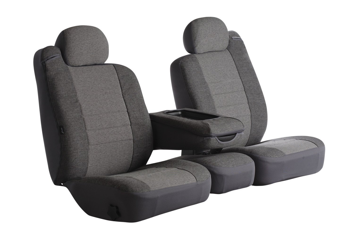 Front; Bucket seats with removable headrests, Gray Fia OE3922 GRAY Custom Fit Front Seat