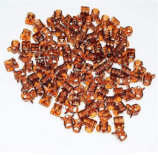 100pc/pack 1cm Hair Claws Clip for Women Girls Plastic Mini Hairpin Hair Clip Clamp Hair Accessories Gifts (100pcs brown)