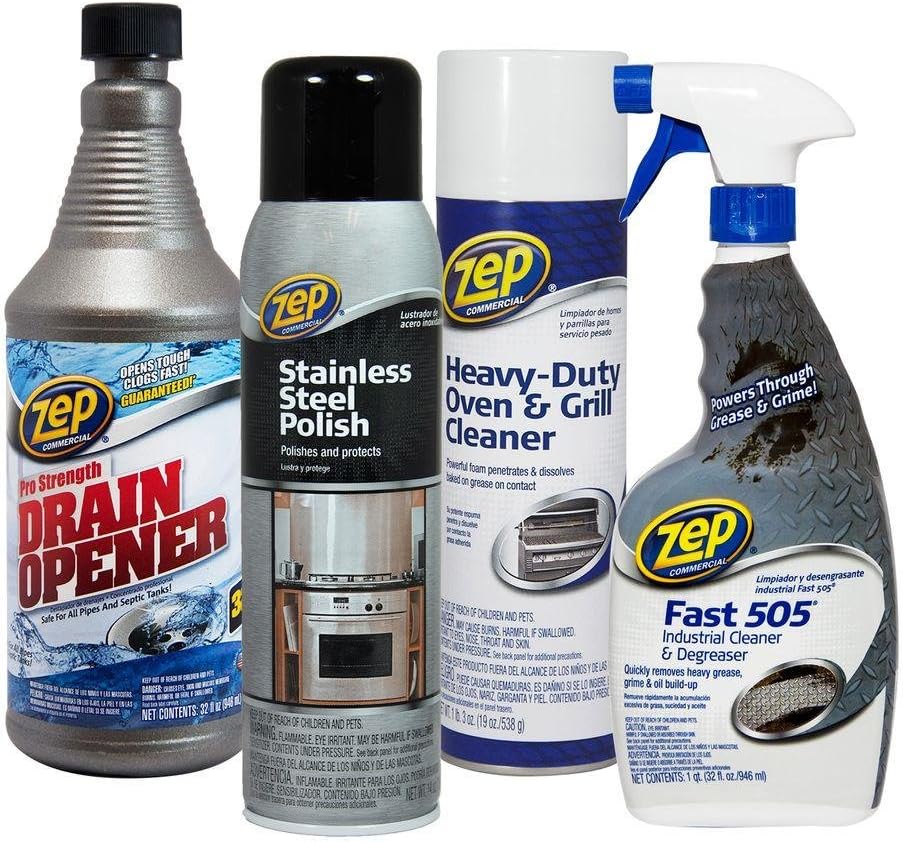 ZEP Kitchen Cleaning Kit (4Pack) Health & Household