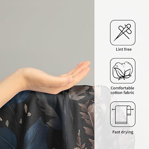 Vista 59 de Toallas de mano en blanco y negro – Toallas clásicas a rayas blancas y negras, toallas de baño modernas y sencillas, toallas de baño absorbentes