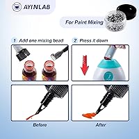 Vista 3 de Mezclador Vortex, mezclador de vórtice de laboratorio con función táctil, agitador de esmalte de uñas, agitador automático para mezcla