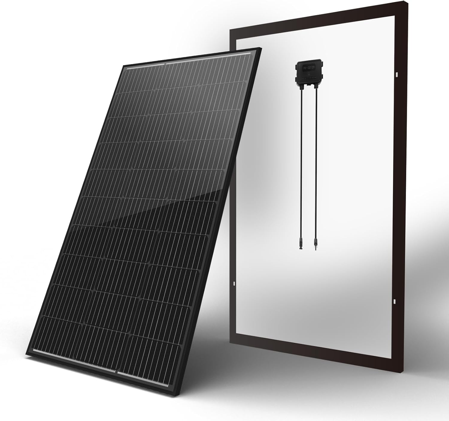 Newpowa 100 Watts Monocrystalline 100W 12V Solar Panel High Efficiency Mono Module RV Marine Boat Off Grid