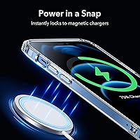 Vista 3 de ESR para iPhone 12 Pro Max Funda, Funda de Teléfono Magsafe Compatible con iPhone 12 Pro Max con Carga Inalámbrica Magnética HaloLock, Parte Trasera