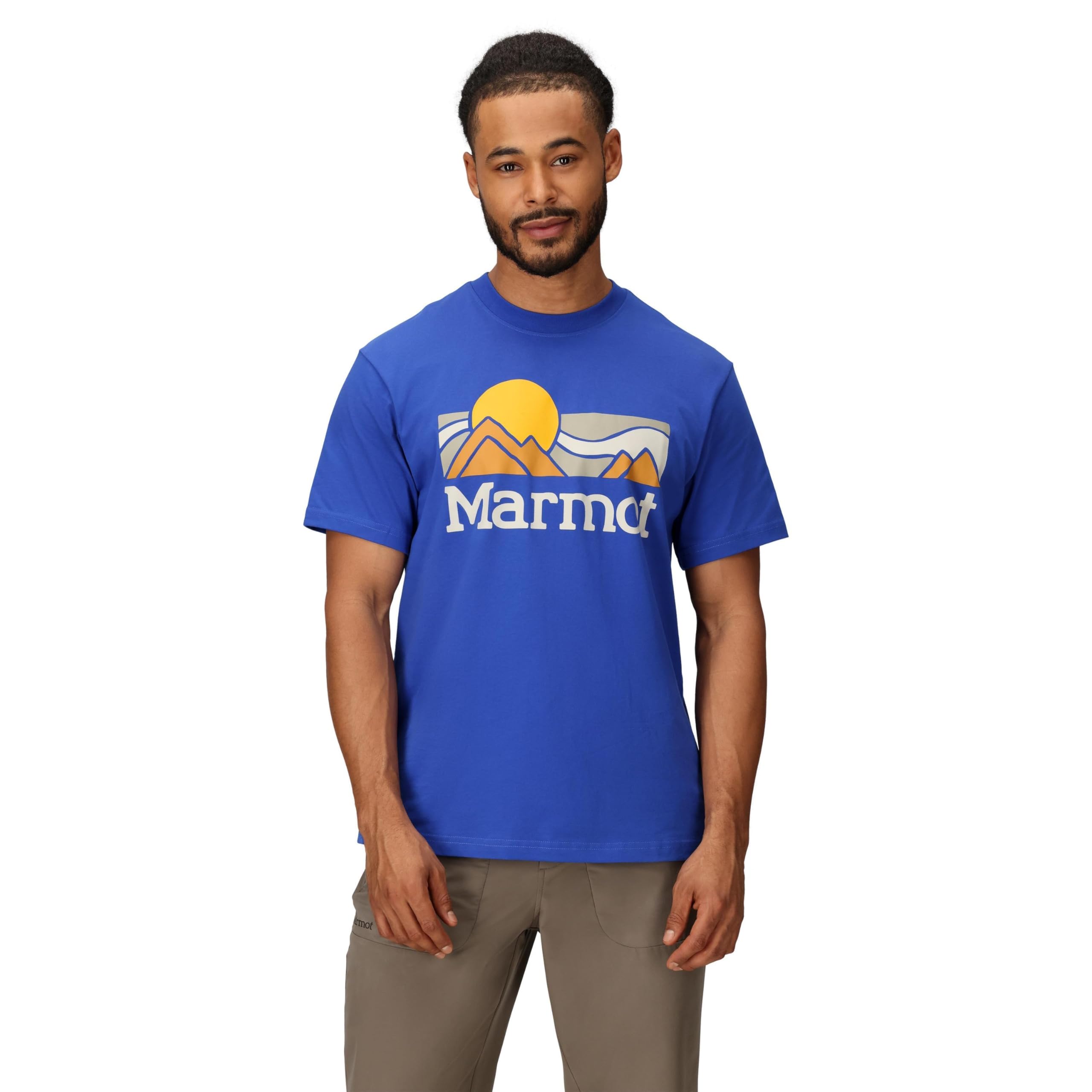 Marmot Coastal Tee SS T-Shirt Outdoor-Ready Oxide Blue L