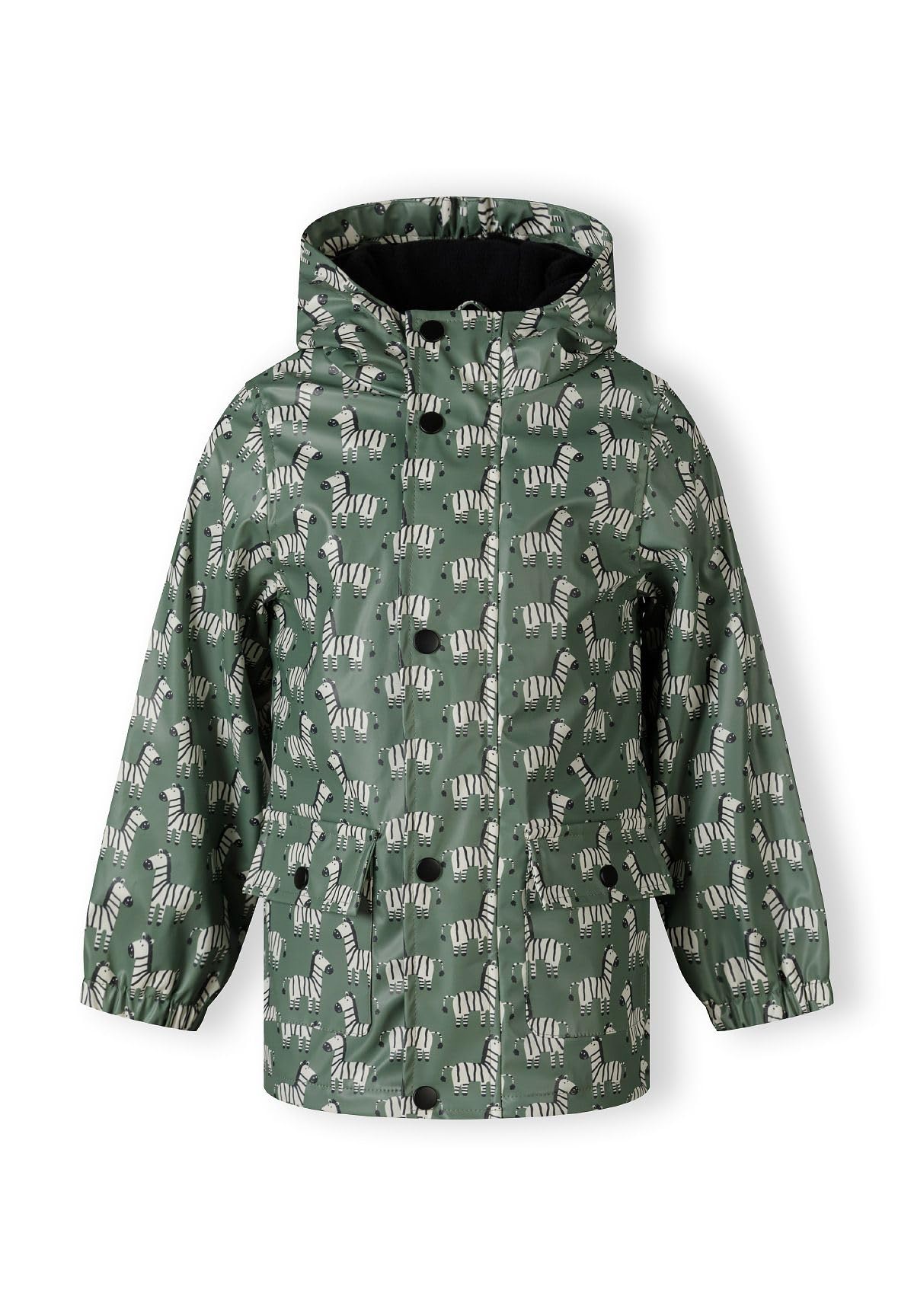 Minoti Jungen Regenjacke, wasserdicht, schnelltrocknend, gefüttert, mit Aufdruck