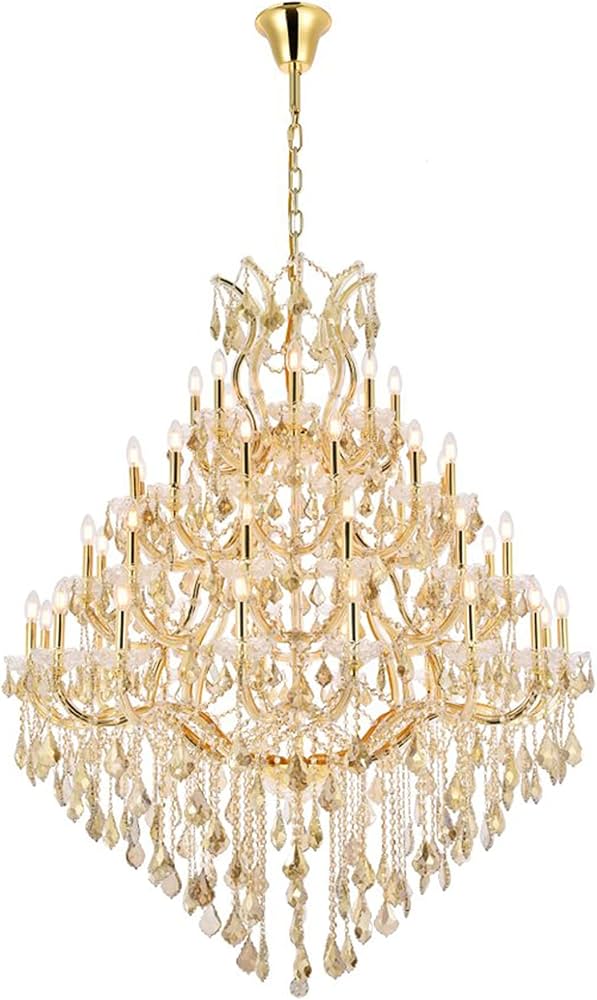 Elegant Lighting 2800G46G-GT/RC Royal Cut Smoky Golden Teak