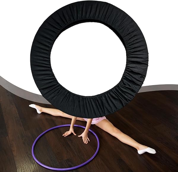 Fenteer Housse de Cercle de Gymnastique Rythmique Protection Élastique Résistante Aux Rayures pour Anneau Gymnique en Polyester Adaptée à - 4