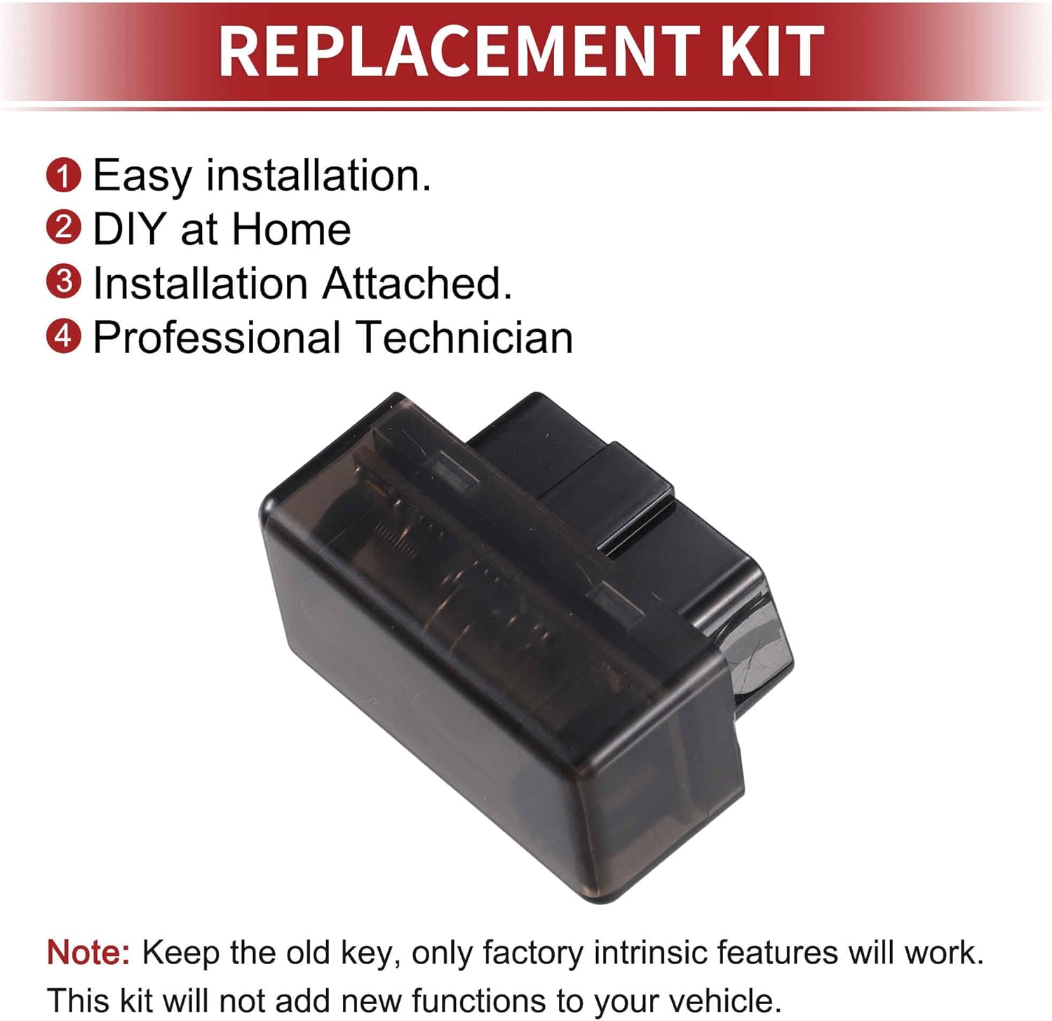 ACROPIX GQ43VT20T Keyless Entry Remote Key Fob for Toyota Sienna Highlander Avalon Solara Sequoia 315Mhz Replacement Car Control Key Kit DIY Tool 4 Button Black