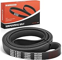 A-Premium 86.64" 6-Rib Serpentine Belt for Ford Explorer, Jeep Grand Cherokee, Dodge Nitro, Mazda B4000 & More - Durable EPDM Drive Belt K060866