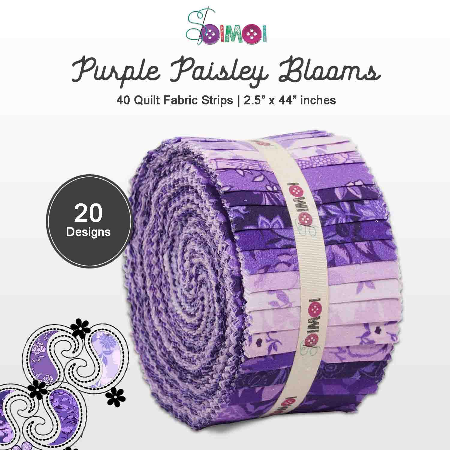 Needles Qult Studo 2.5 Precut 40 Fabrc Strp Bundle Cotton Strps