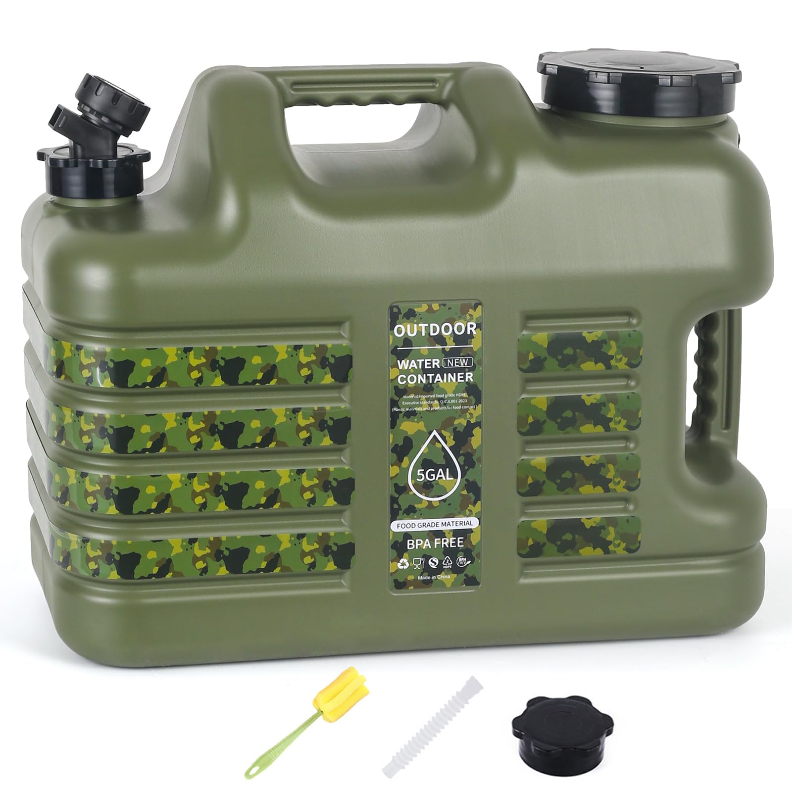 ASIEIT 5 Gallon Water Jug with Spigot