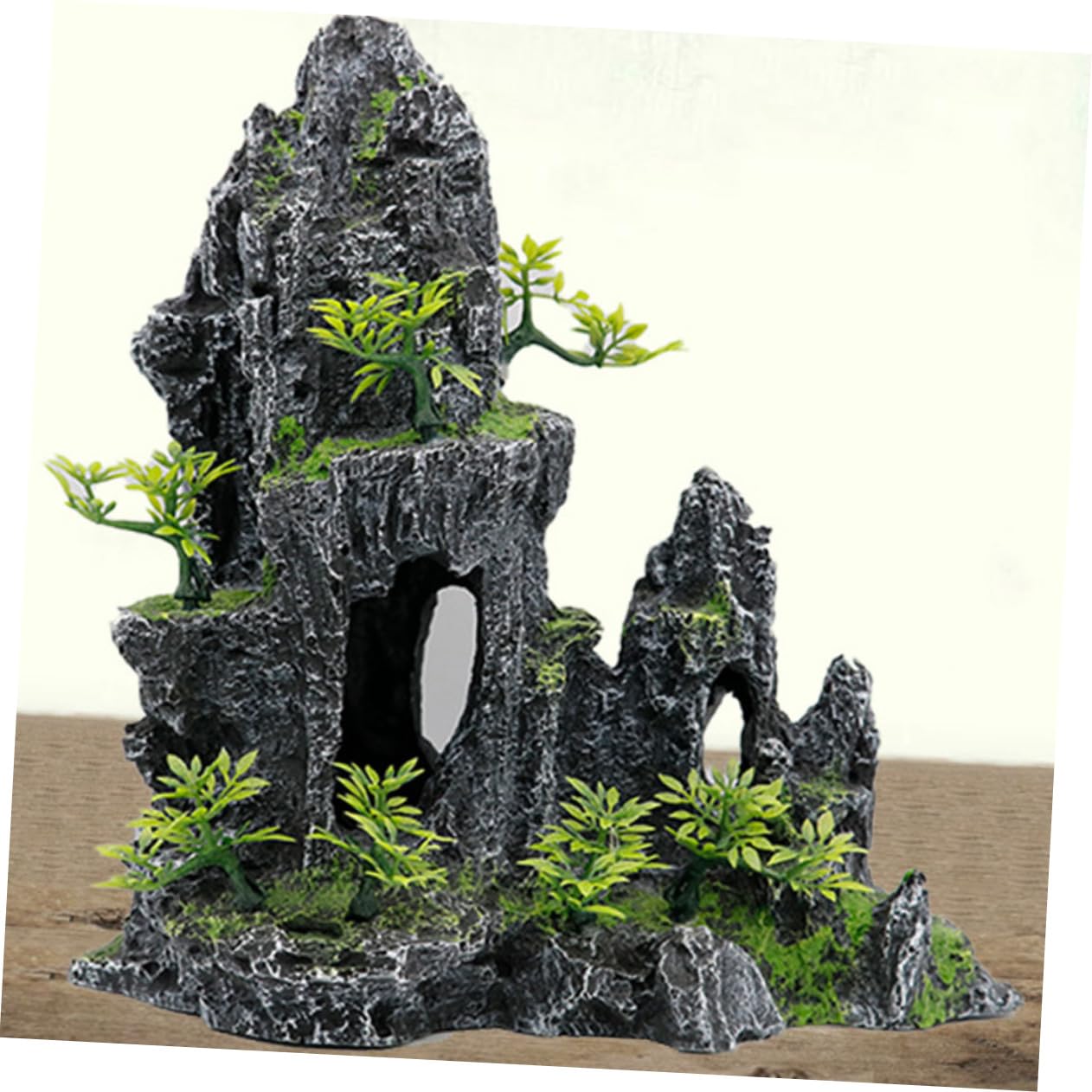 Aquarium Dekoration Aquarium Fischhöhle Berg Große Dekoration Höhle Ornament Berg Futterspender Steingarten Großer Für