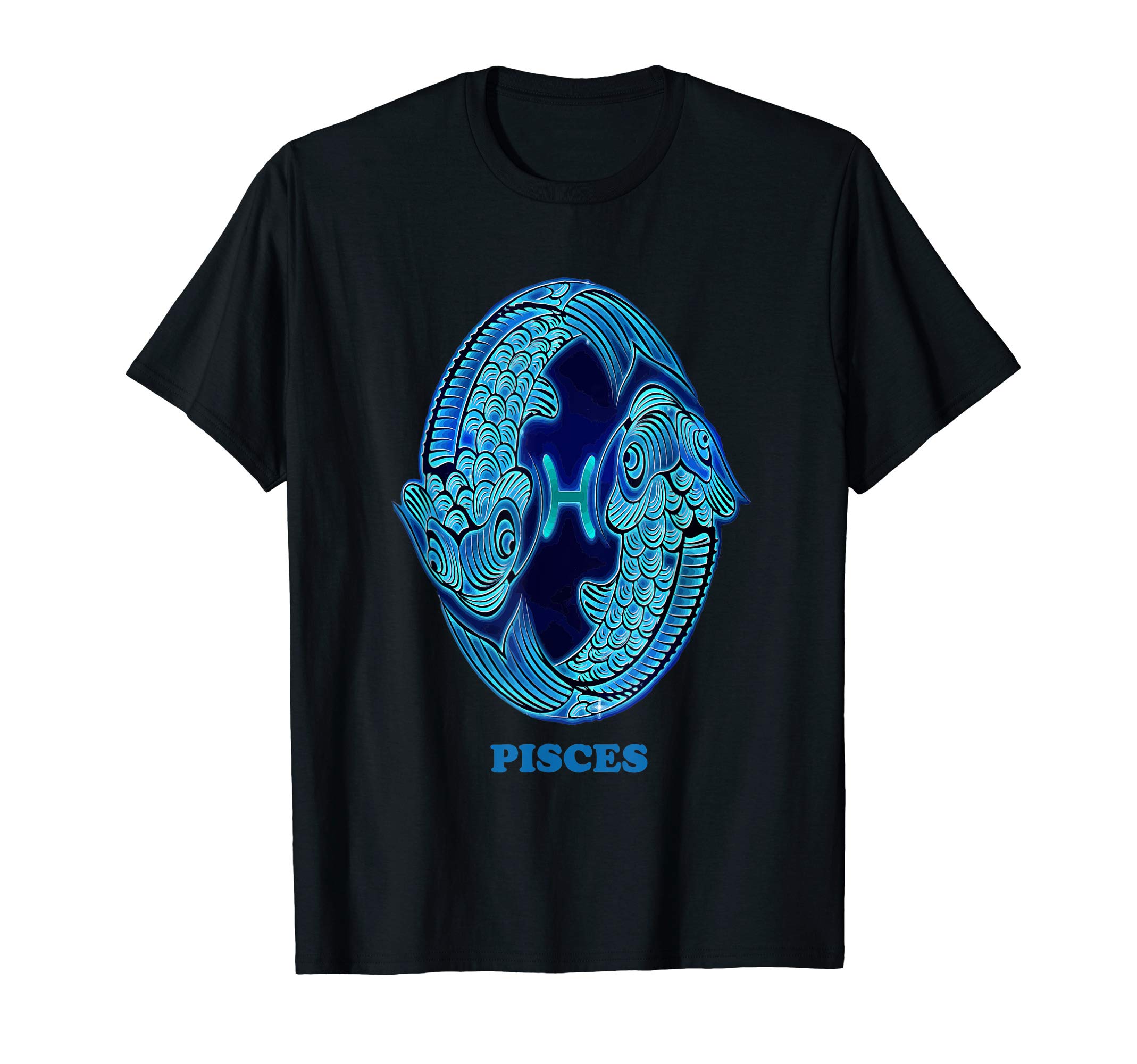 Horoscope Zodiac Signs Printed DesignsPisces Personality Astrology Zodiac Sign Horoscope Design T-Shirt