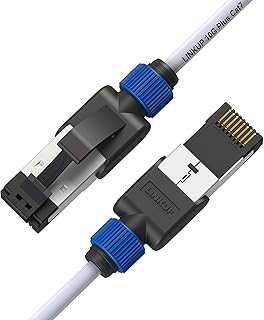 LINKUP [Versiv認証] LAN ケーブル Cat7-3M (3本セット) 10ギガビット RJ45 コネクタ S/FTP 二重 シールド | イーサネット PS4 ルーター モデム インターネット | カテゴリー7 ネットワークケーブル | 超高速cable (将来の40G対応) | 30AWG ホワイト