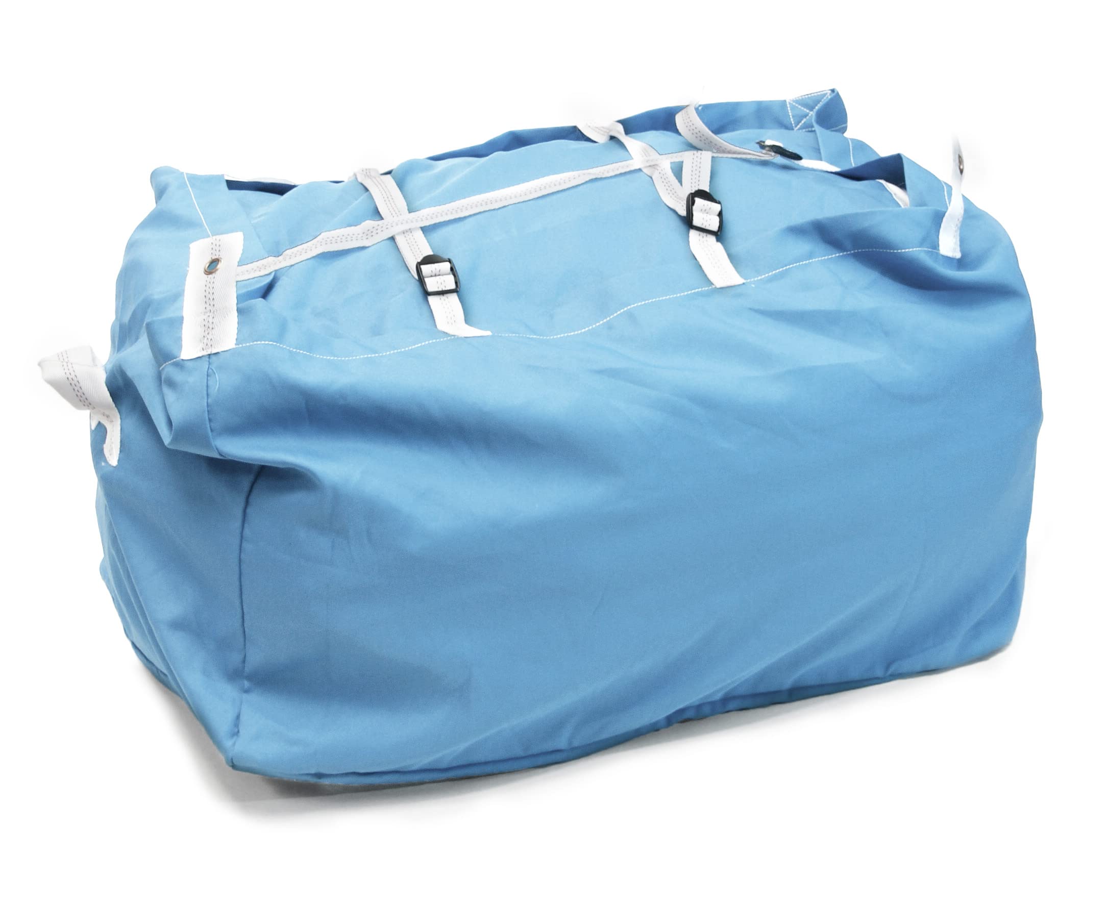 Commercial Linen Laundry Hamper Bags | X-Large Heavy Duty Washable and Reusable | CarebyMail Healthcare (Sky Blue)