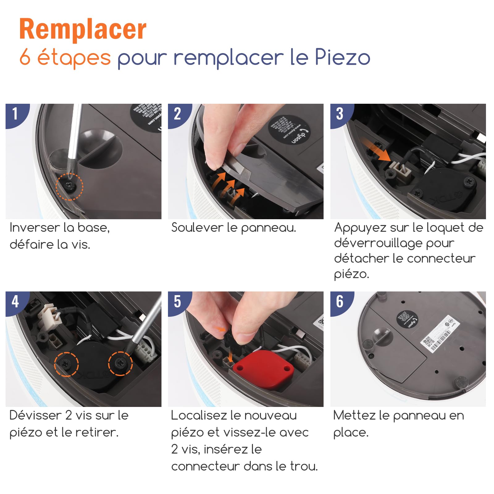 detector piezoeléctrico de repuesto para Dyson AM10 humidificador Sin piezas de reparación de niebla