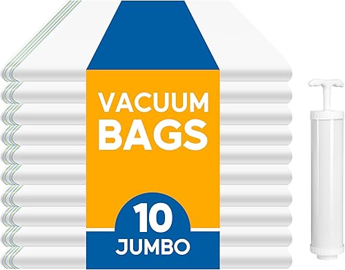 Miniatura 11 de Space Bags Bolsas de Almacenamiento al Vacío (Paquete Variado de 20) Ahorra 80% de Espacio - Bolsas de Vacío para Edredones y Mantas, Ropa de Cama,