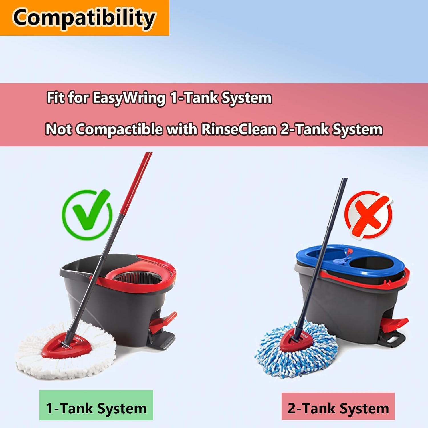 16Pack Spin Mop Replacement Heads,100% Microfiber Mop Head Replacement Compatible with Triangle Spin Mop, 360 Degree Spin Mop Refill for Easy House Cleaning Floor Mopping