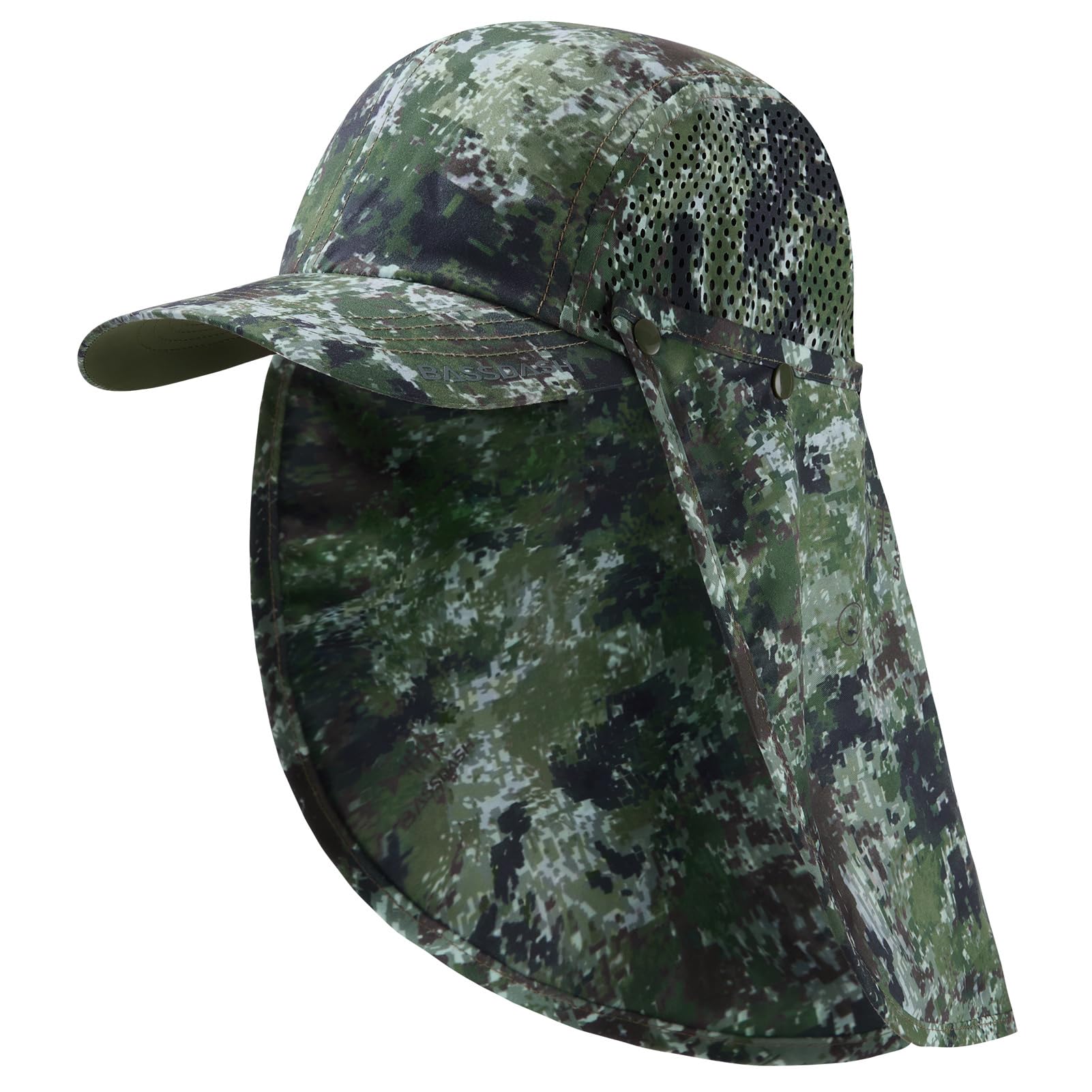 Bassdash UPF 50+ Foldable Fishing Hat Baseball Cap with Removable Neck Flap Portable for Men Women Golf Hiking โ image 1