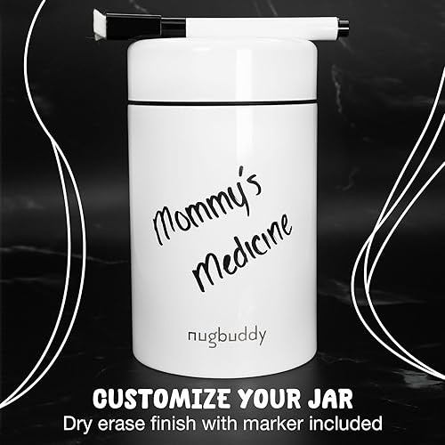 Miniatura 6 de Frasco a Prueba de Olores - Aislado al Vacío con Jarra de Vidrio Anidada - Protección UV, Almacenamiento con Control de Temperatura - Frasco de