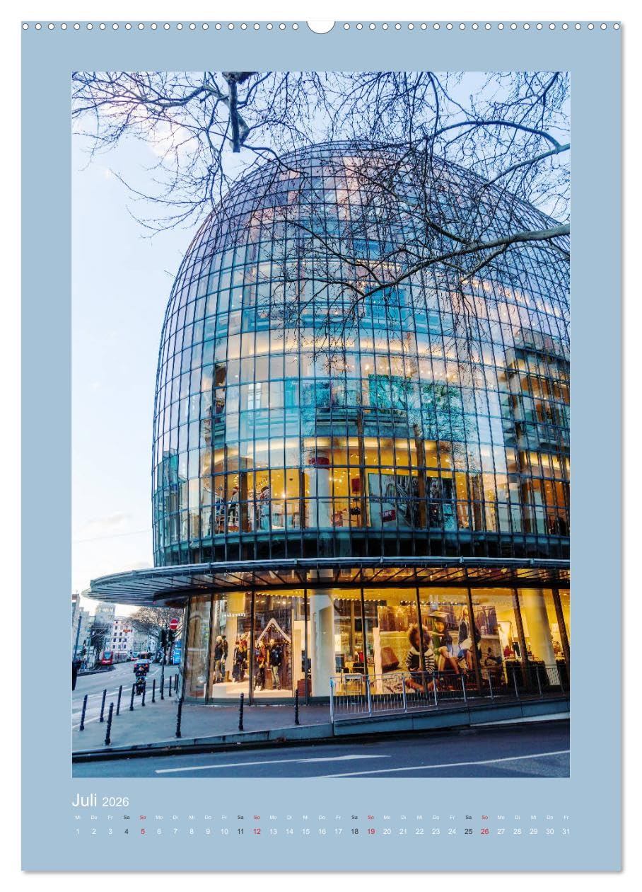 High-Tech-Architektur (hochwertiger Premium Wandkalender 2026 DIN A2 hoch), Kunstdruck in Hochglanz: Bildersammlung von Beispielen der High-Tech-Architektur (CALVENDO Orte)