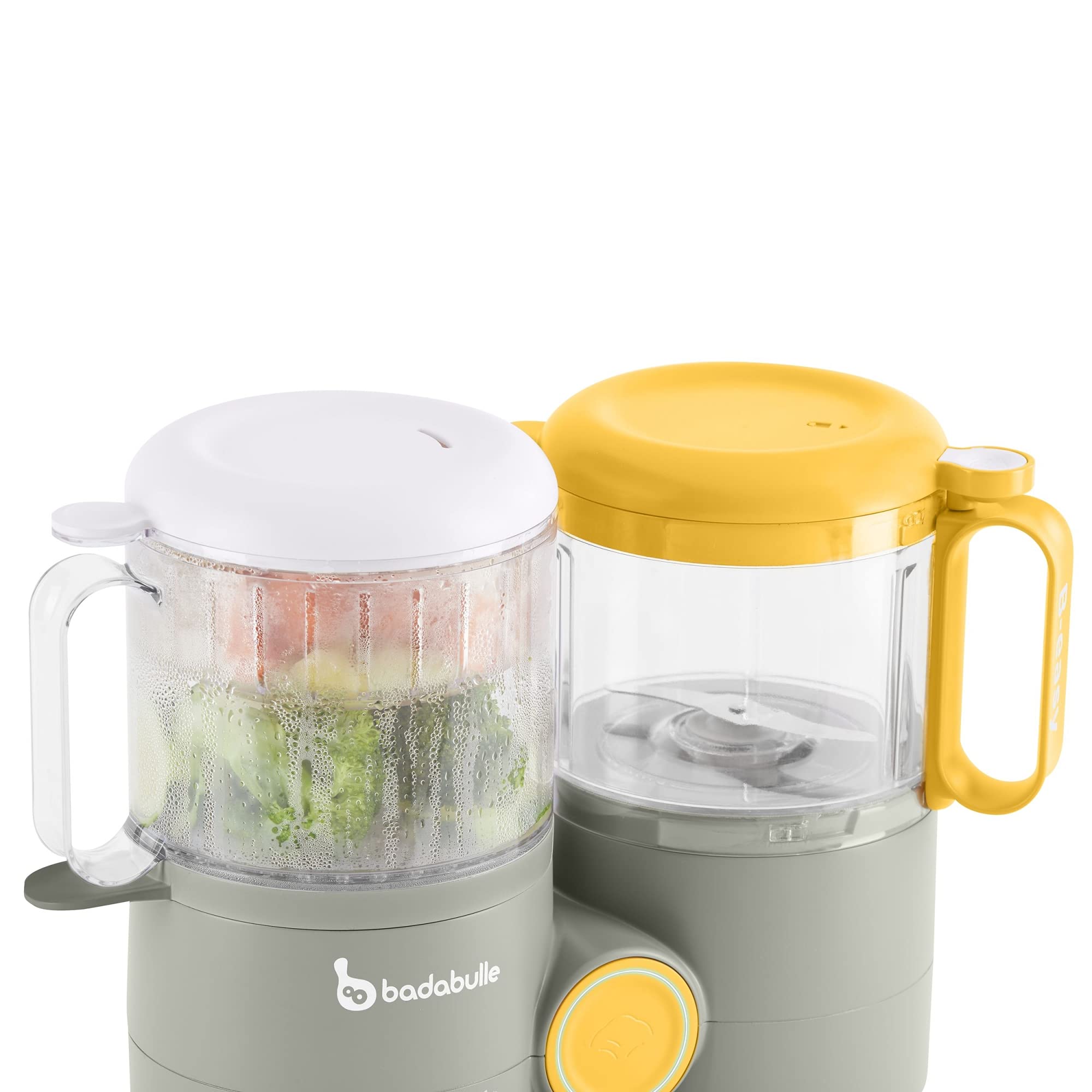 Badabulle B-Easy Robot Culinaire bébé 4 en 1 Cuisson vapeur douce, Mixage, Simple d'utilisation
