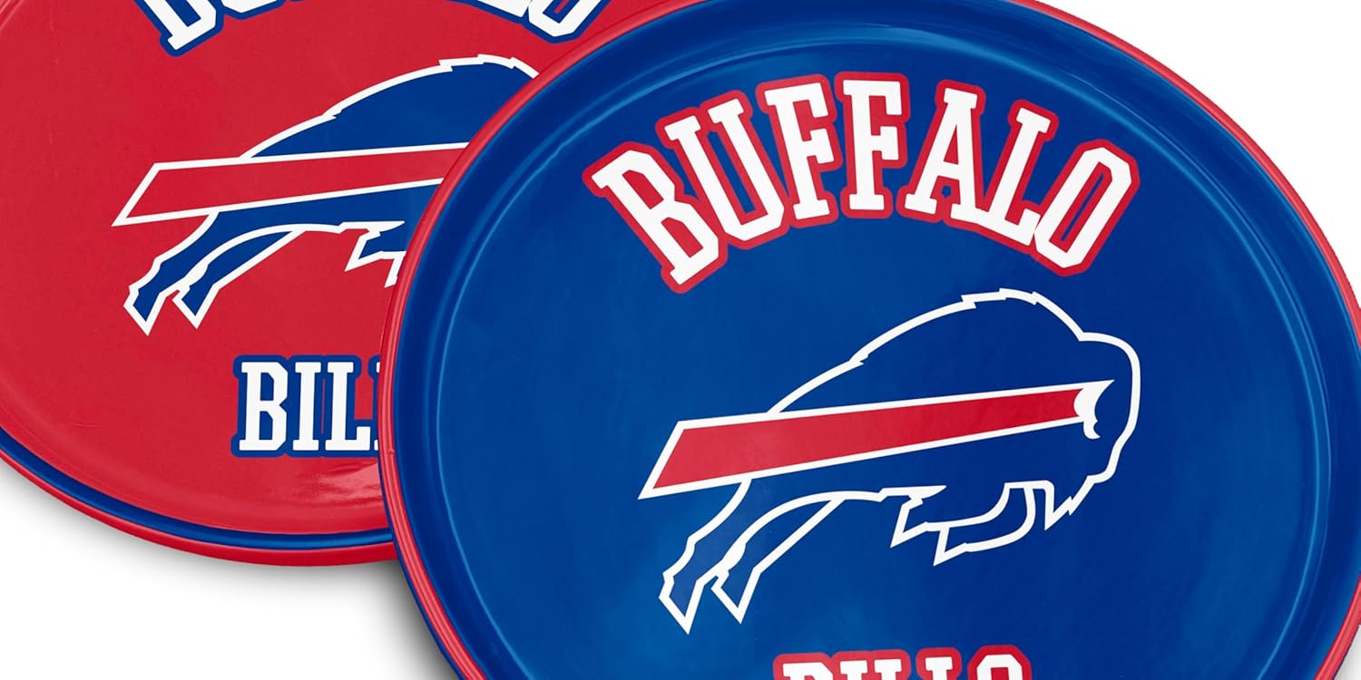 NFL Home and Away 2 Pack Round Serving Plates