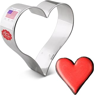 Ann Clark Cookie Cutters Heart Cookie Cutter, 3.25"