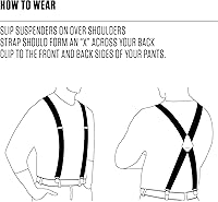 Vista 5 de Carhartt Tirantes elásticos de dos tonos A0005520 Rugged Flex® para hombre Elástico (caqui)