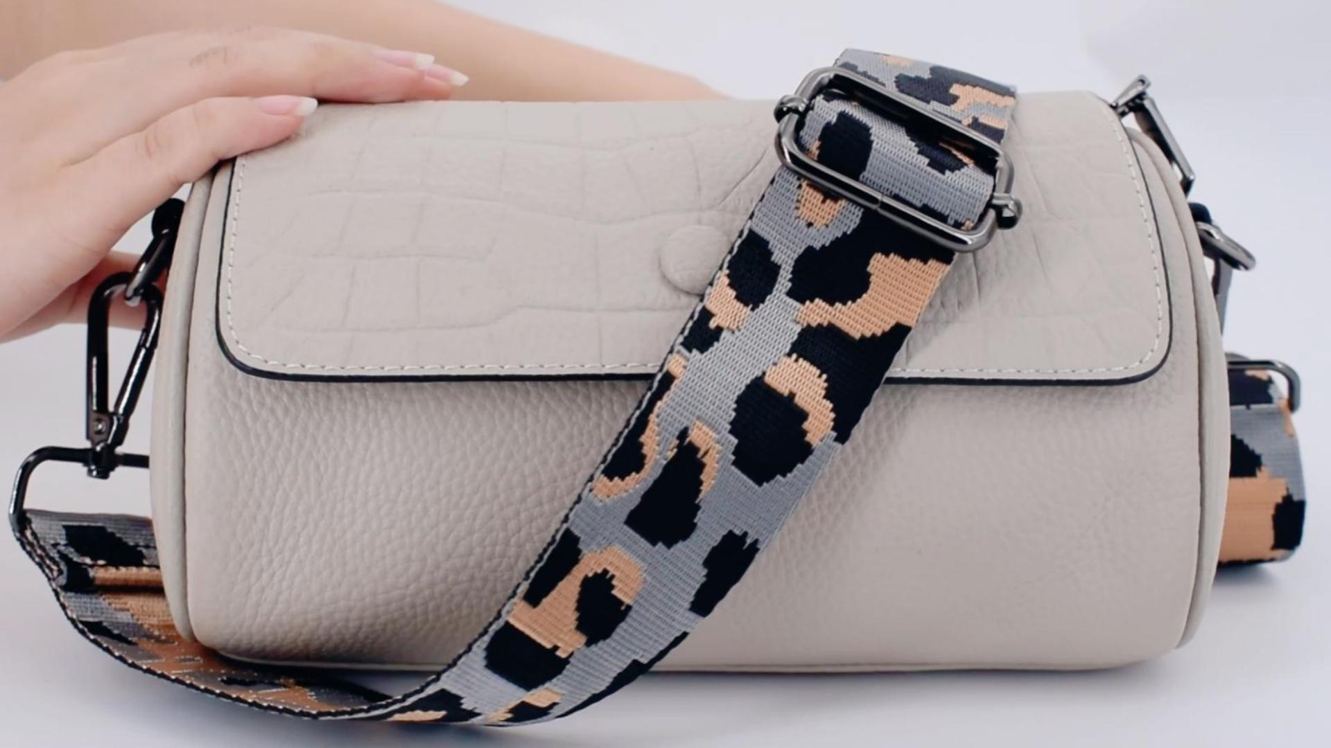 Wide Shoulder Strap Personalized Print Adjustable Replacement Belt Crossbody Engraved Shoulder Bag Strap – Budka Shop main image 3