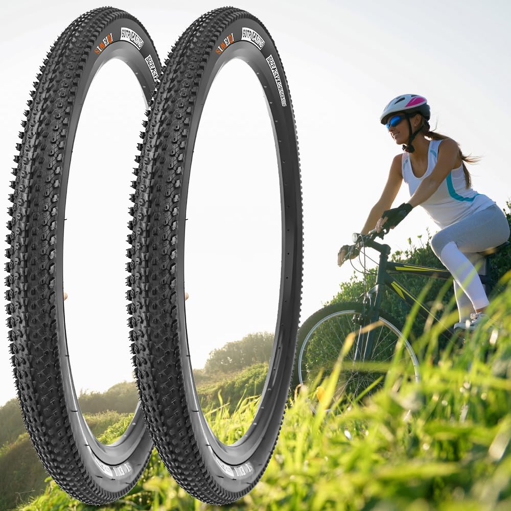 Amazon | SIMEIQI MTBバイクタイヤ 2本パック 26インチ x 1.95インチ