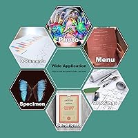 Vista 7 de BESTEASY Hojas de laminación térmica transparentes de 9 x 11.5 pulgadas, bolsas de laminación térmica de tamaño carta de 3 mil, capacidad para hojas