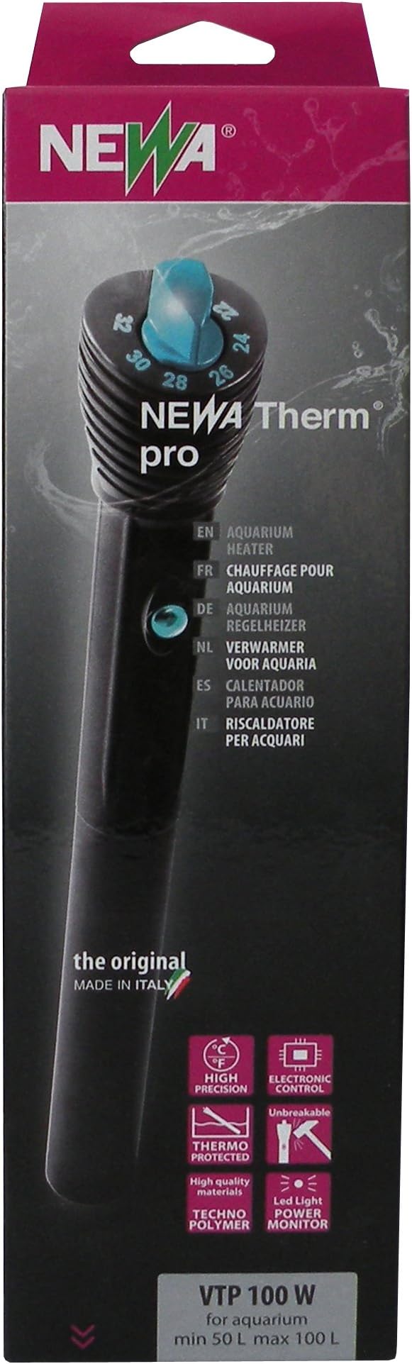 NEWA Therm Pro aquarium heater,VTP 100