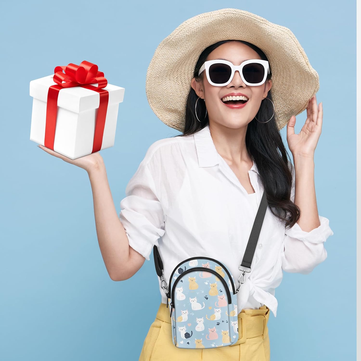 Small Crossbody Bags for Women Cell Phone Purse Lightweight Shoulder Bag with Adjustable Strap Casual Waterproof Travel - Image 3